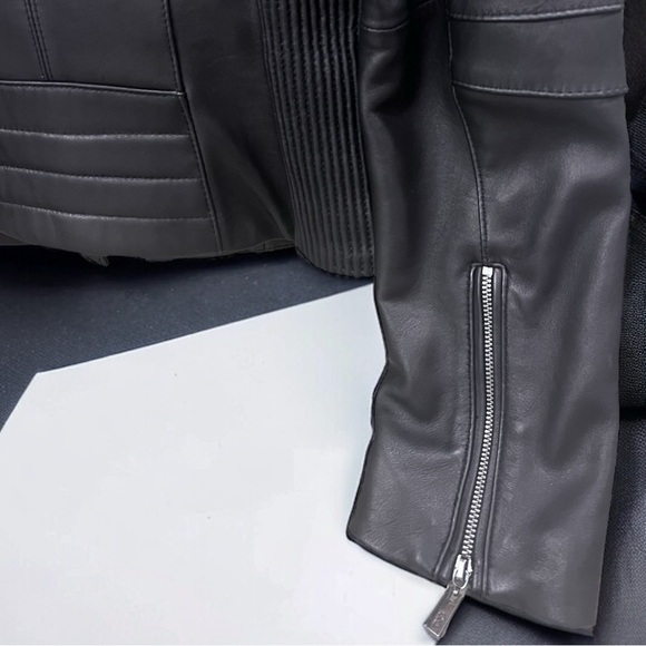 Cole Haan - Women’s Racer Leather Jacket - NWOT - Picture 14 of 14